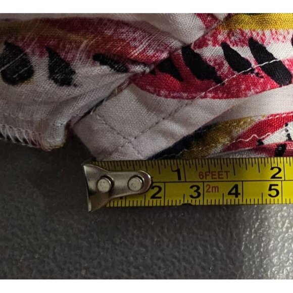 J. Crew Womens S One Shoulder Linen Blend‎ Leaf Print Sheath Dress - Picture 10 of 14